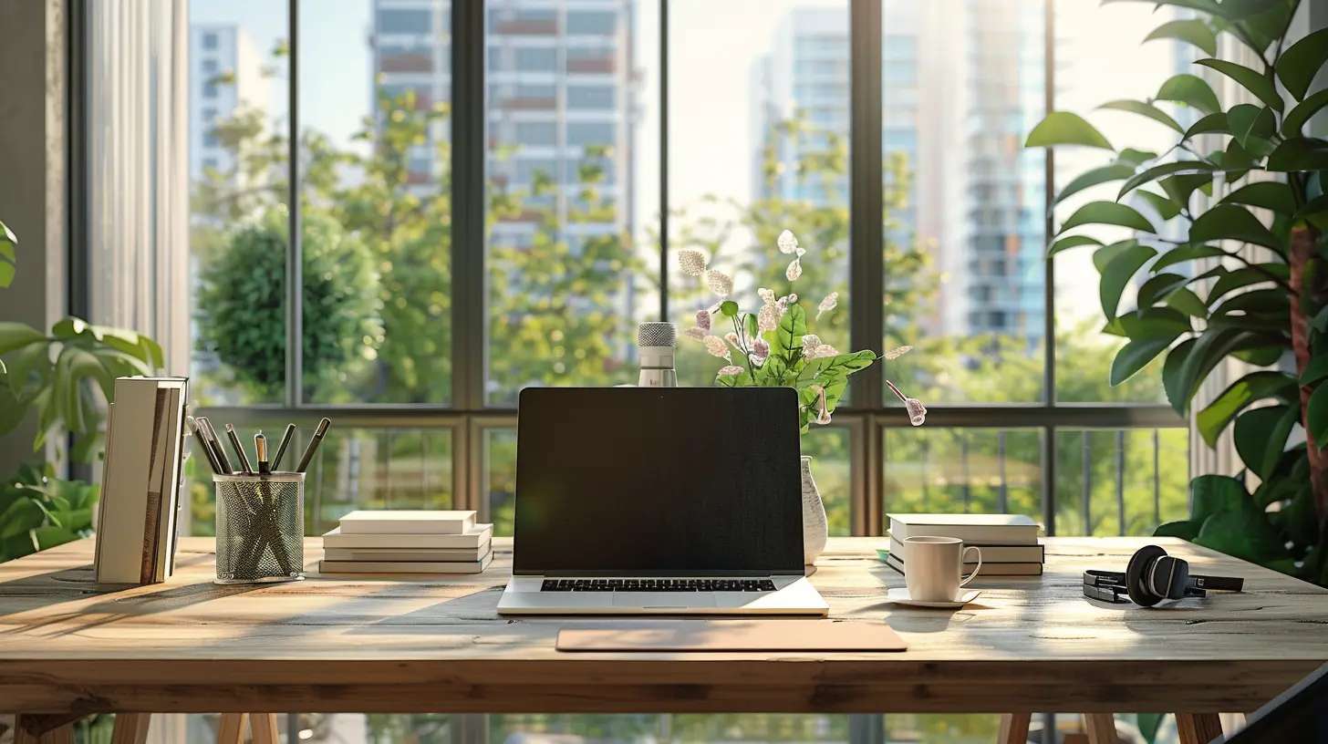 freelance copywriting image of an office