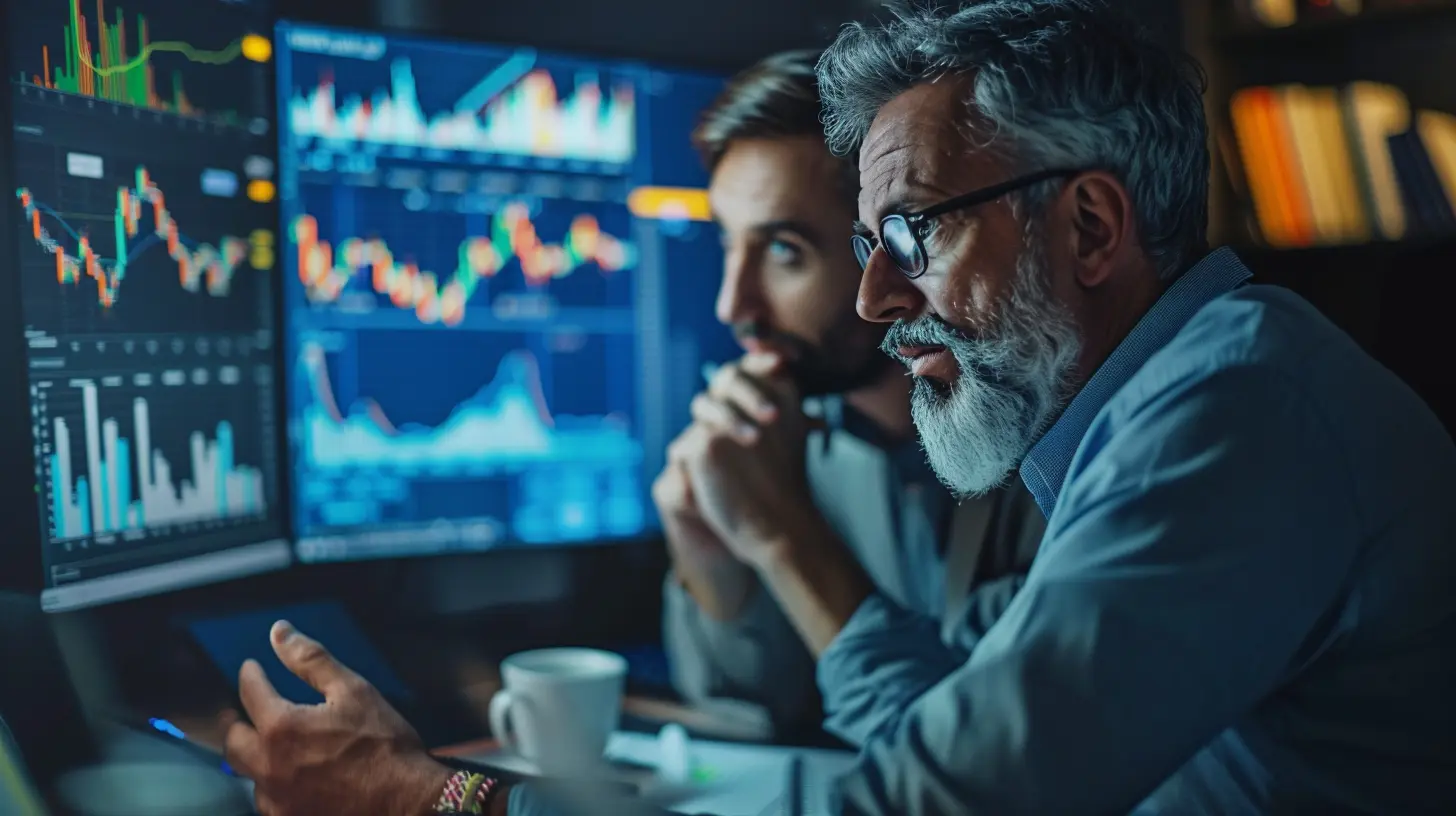 image of couple looking over their oil dividend stocks