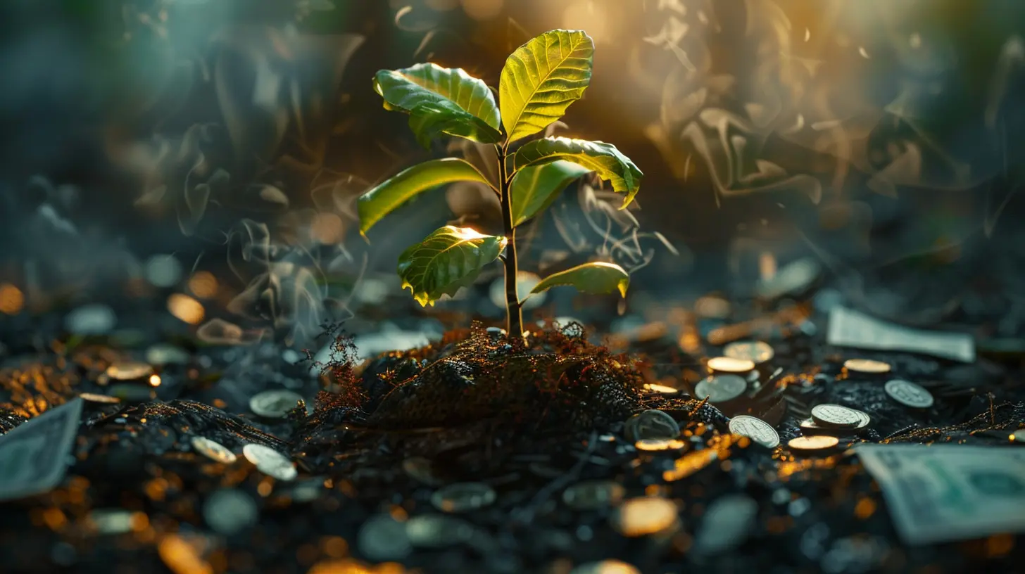 image of a plant representing dividend stocks vs growth stocks