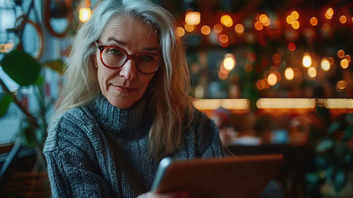 dividend vs yield image of woman doing research