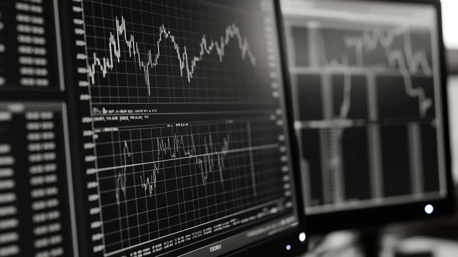 charts of stock prices and dividends paid out