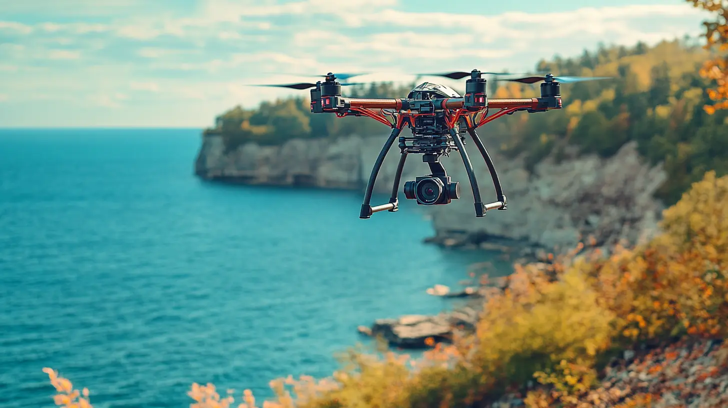 image of a drone and discreetly making money with it