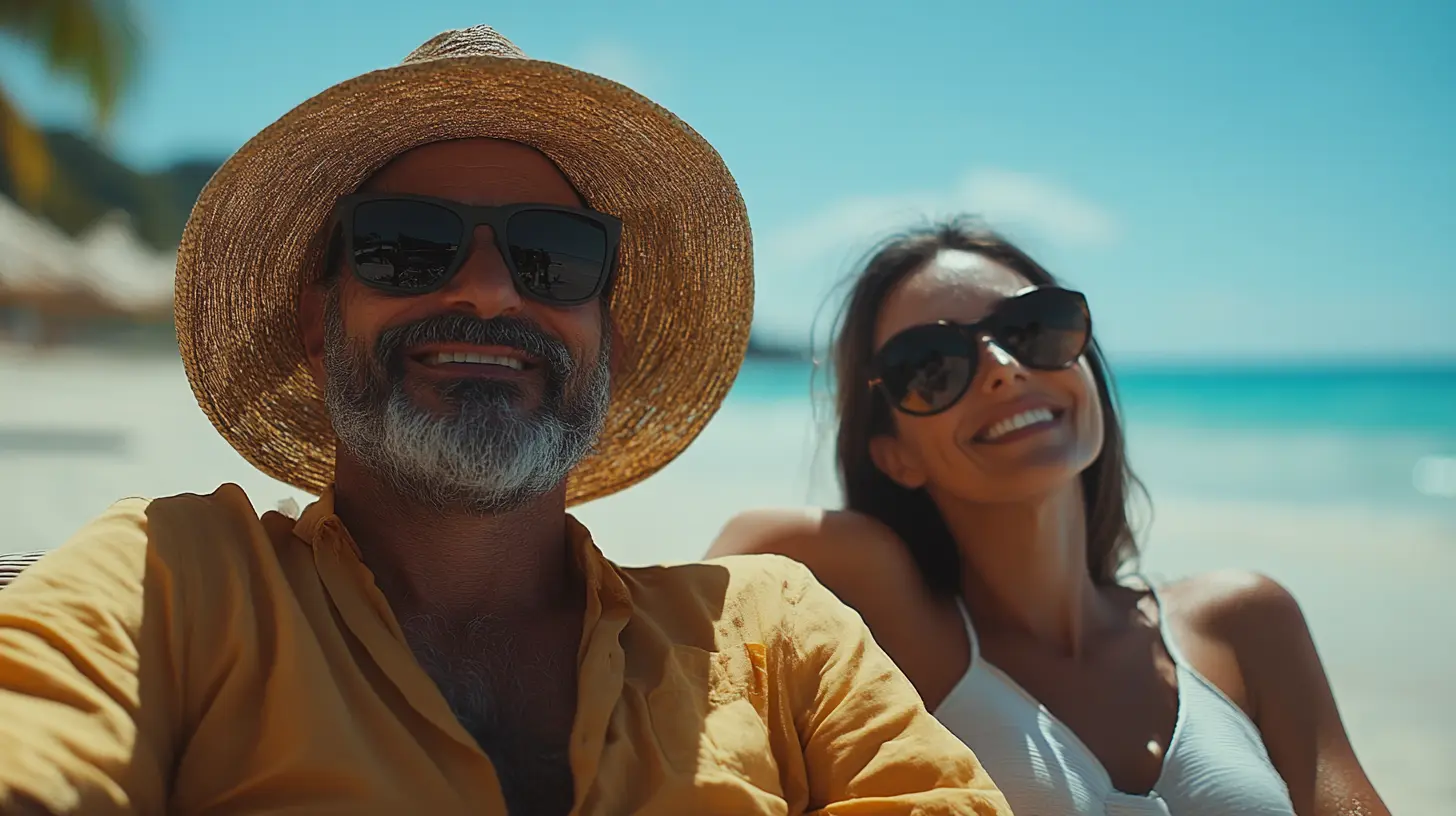 image of successful couple enjoying passive income and financial freedom