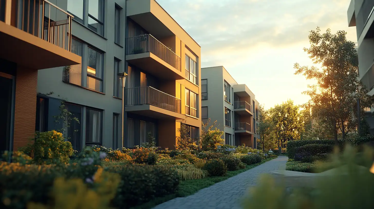 apartment building representing passive income cash flow