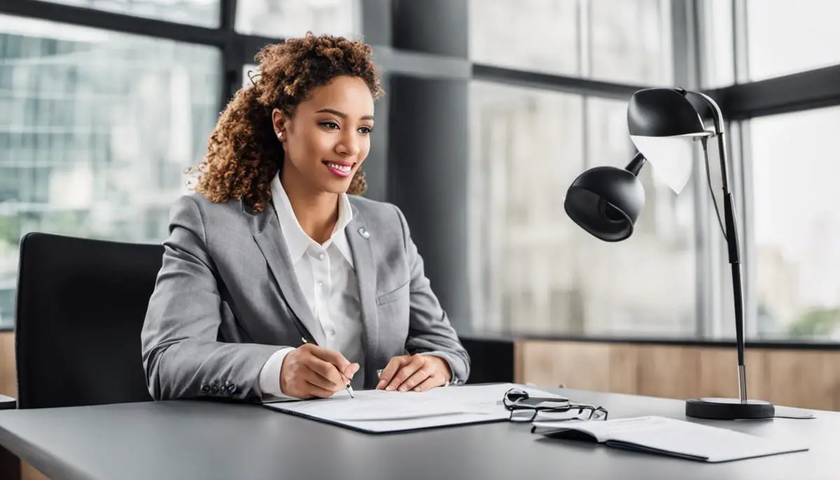 A person choosing between different cover letter editing software.