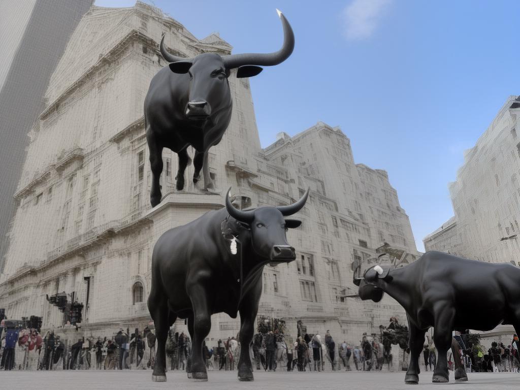Image of a bull and bear, symbolizing the stock market and its volatility