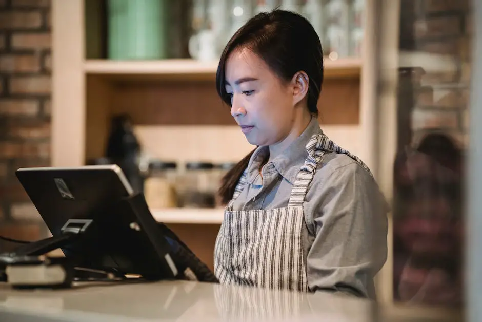 An image of a person holding a cash register and smiling, representing the benefits of earning fast cash with part-time jobs or quick gigs